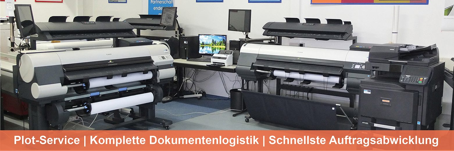 Soremba Copy Center Schweinfurt Plot-Service Komplette Dokumentenlogistik Schnellste auftragsabwicklung